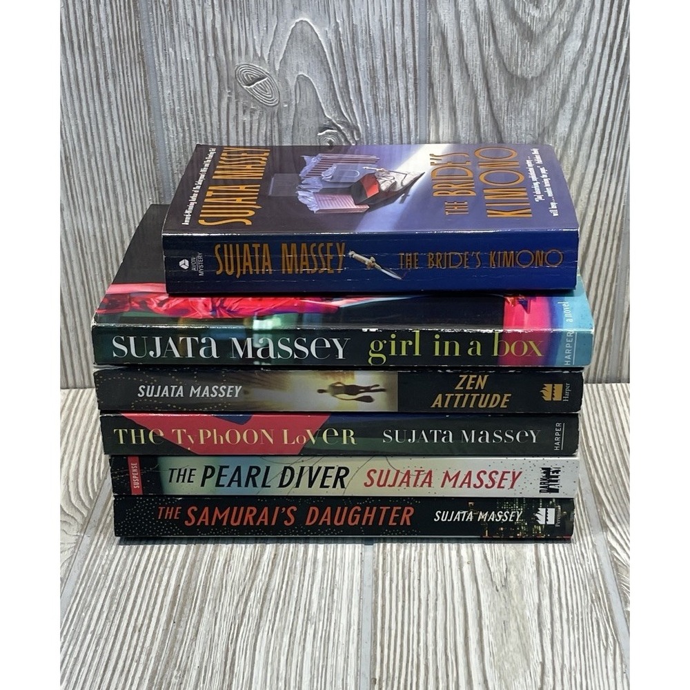 REI SHIMURA Paperback Lot of 6 Sujata Massey Mystery Girl in a Box Pearl Diver